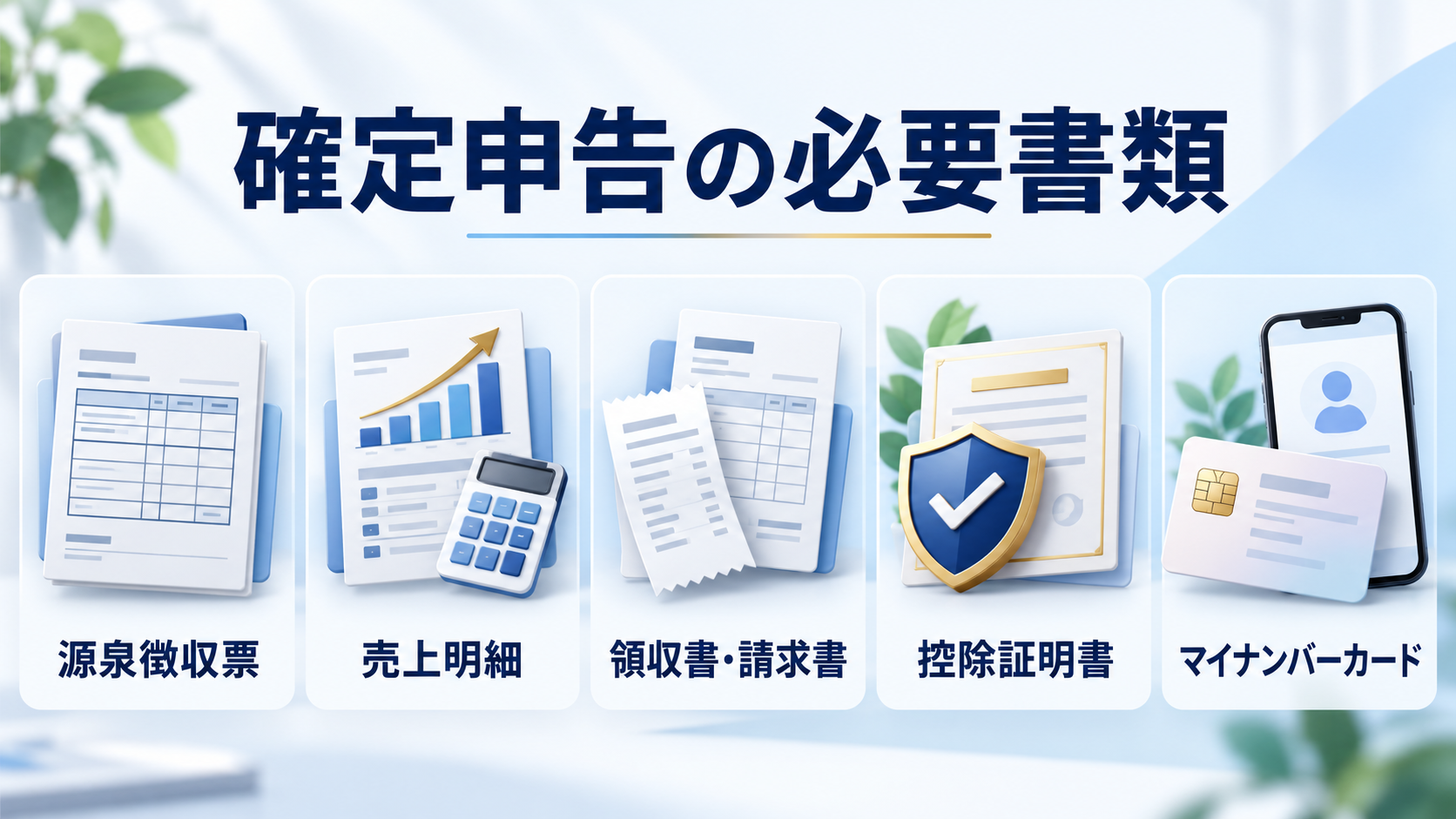 会社員がAI副業の確定申告で準備する書類とデータ