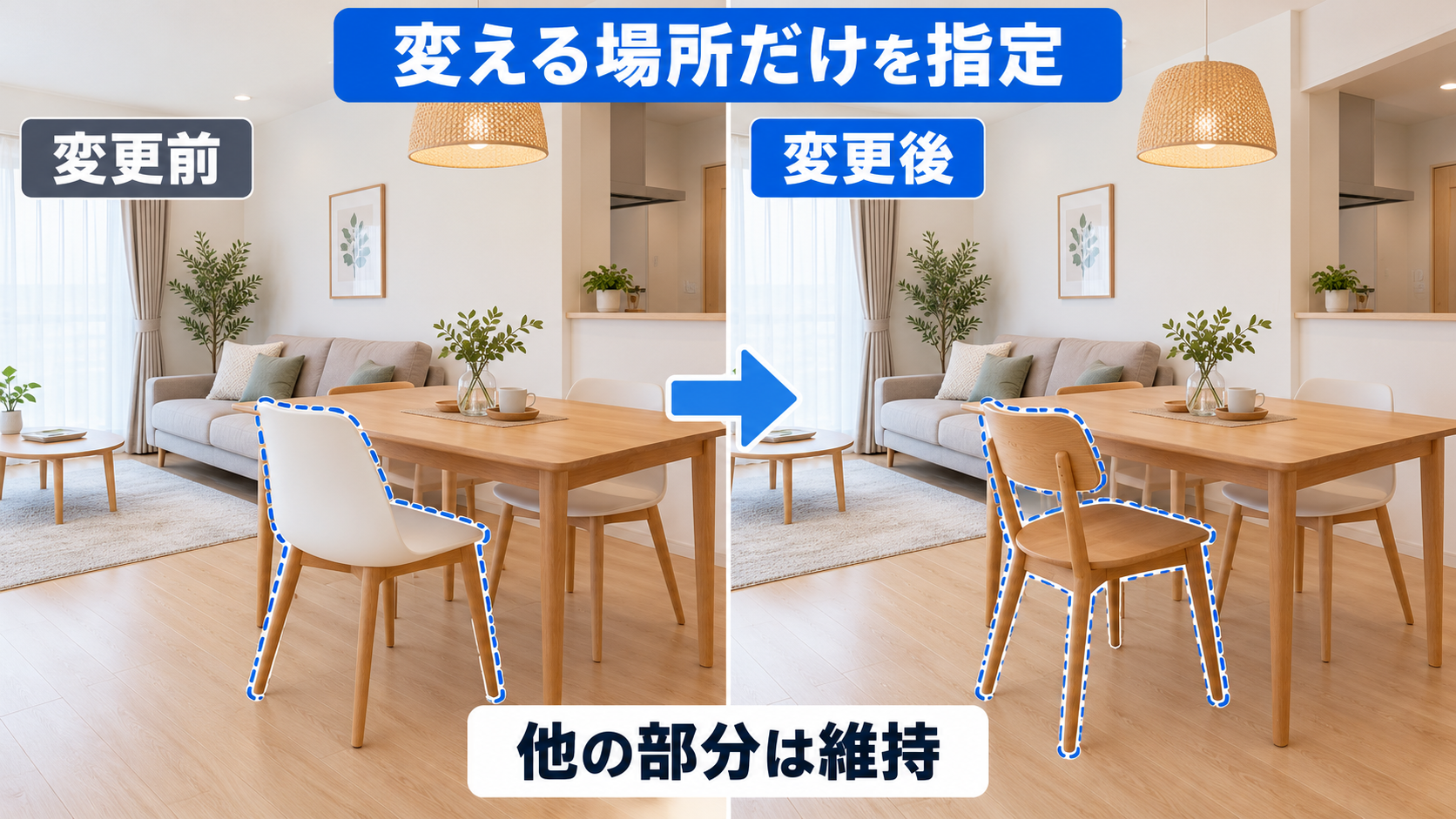 ChatGPT Images 2.5で画像の一部分だけを修正する方法